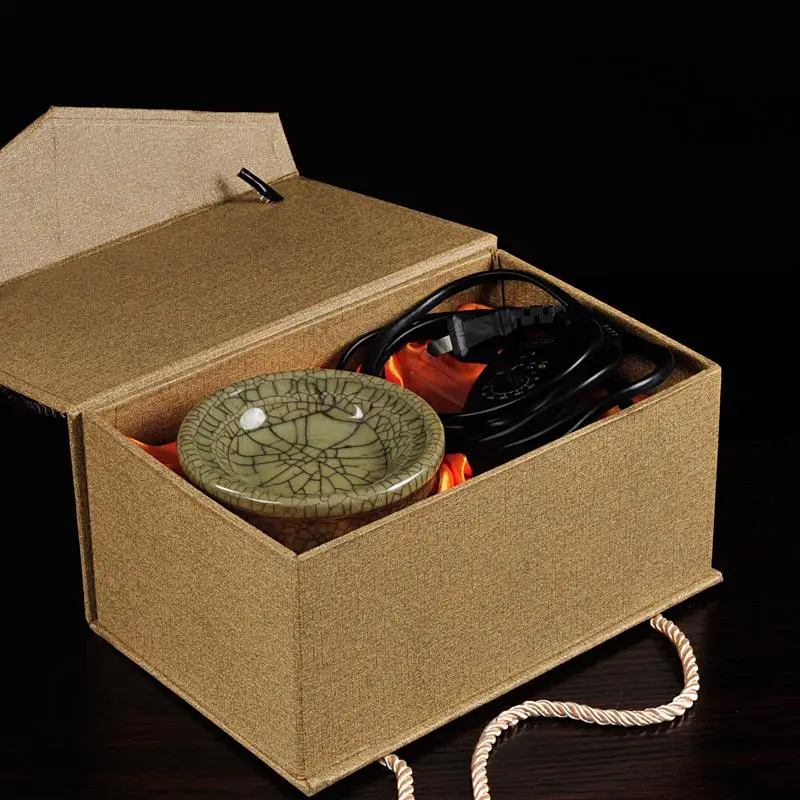 

Celadon aroma aromatherapy bamboo creative electronic furnace second generation appliances smoked Aloes sent furnace powder