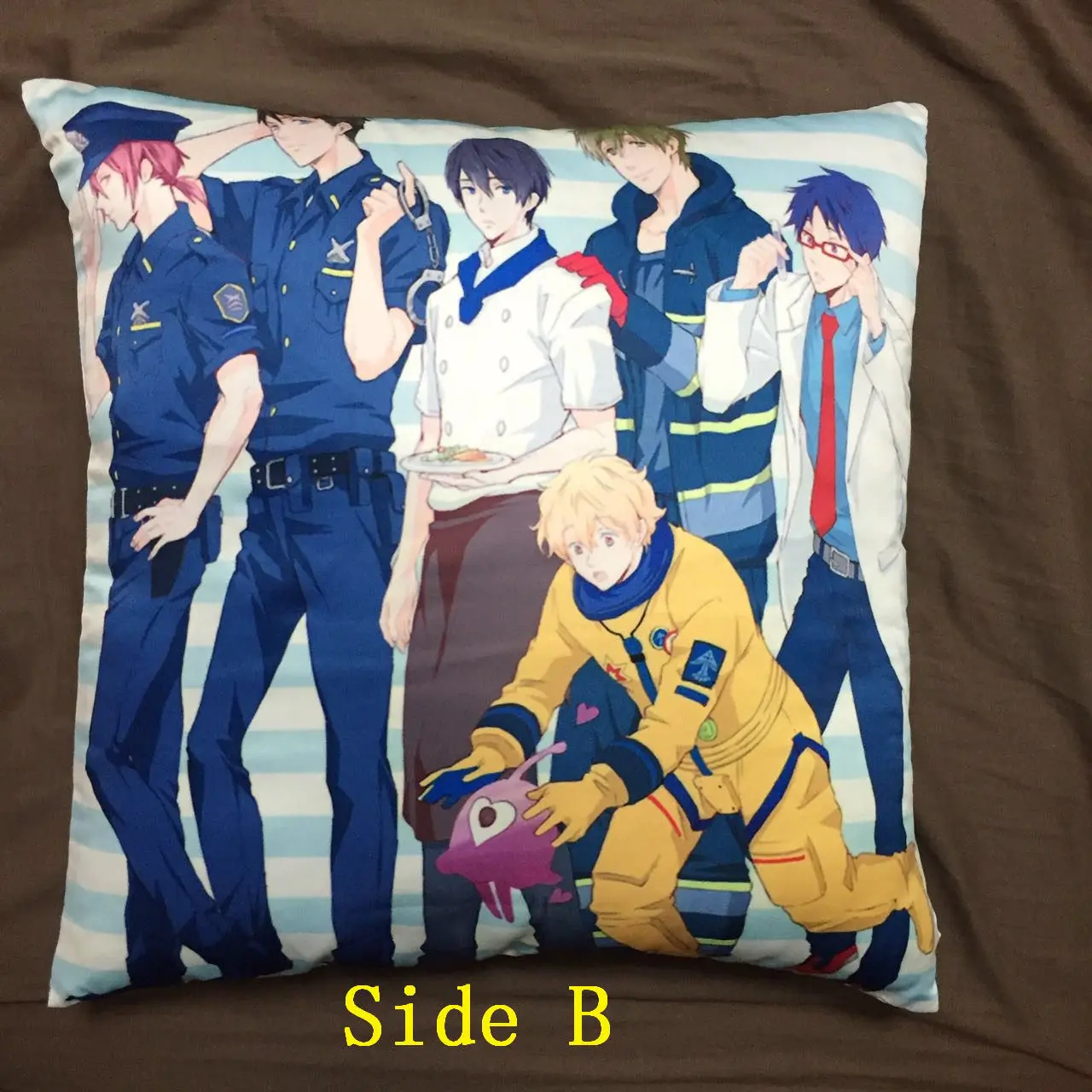 Двусторонняя Подушка для плавания Iwatobi в стиле аниме Free чехол телефона Otaku Cosplay