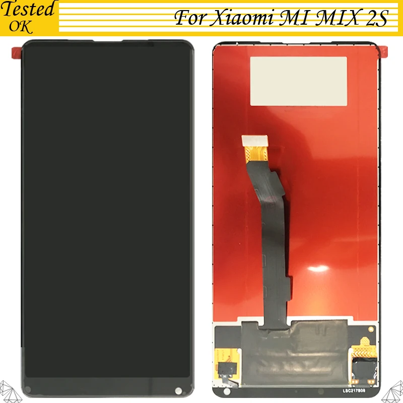 100% Оригинальный ЖК дисплей для Xiaomi Mi Mix 2S Сенсорная панель XAIOMI Mix2S дигитайзер в