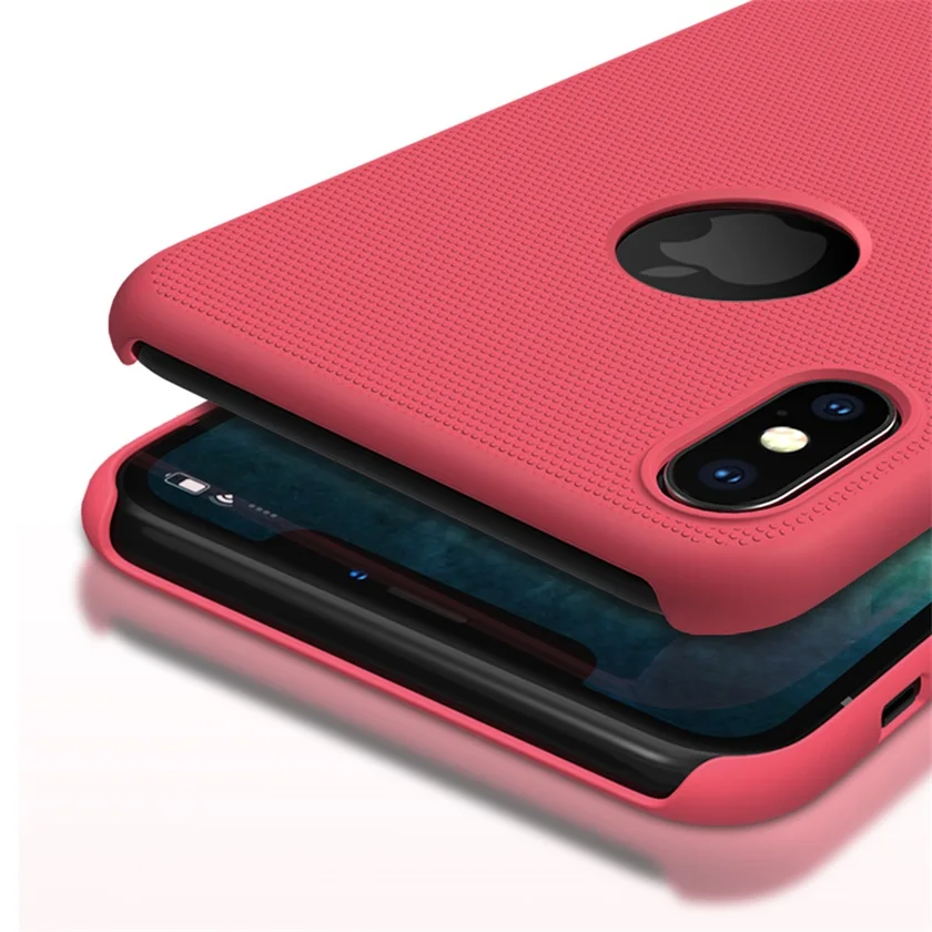 For iPhone XR XS Max Case Cover Nillkin Frosted Shield PC Plastic High Quality Protective Hard Back for | Мобильные телефоны и