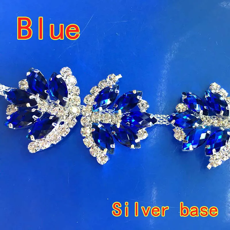 Прямые продажи с завода! Пришивная цепочка стразы из прозрачного стекла