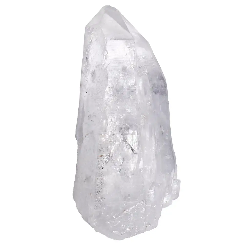 

TUMBEELLUWA 1Pc Natural Raw Rock Quartz Rough Irregular Stone Point Mineral Specimen Healing Crystal