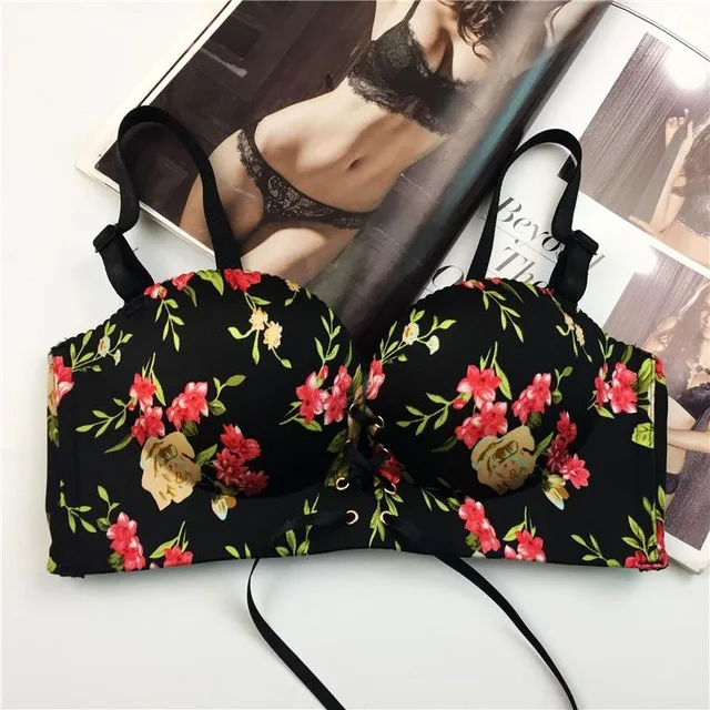 50 PCS LB Sexy Bra Wireless Thick Adjusted Straps Push Up Bra Women Seamless Underwear Women Palm Massage Bra Lingerie