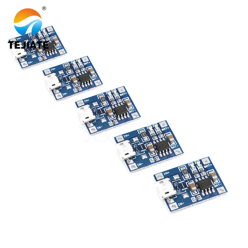 Зарядная плата TP4056 1A Lipo для аккумулятора модуль зарядного устройства литиевой