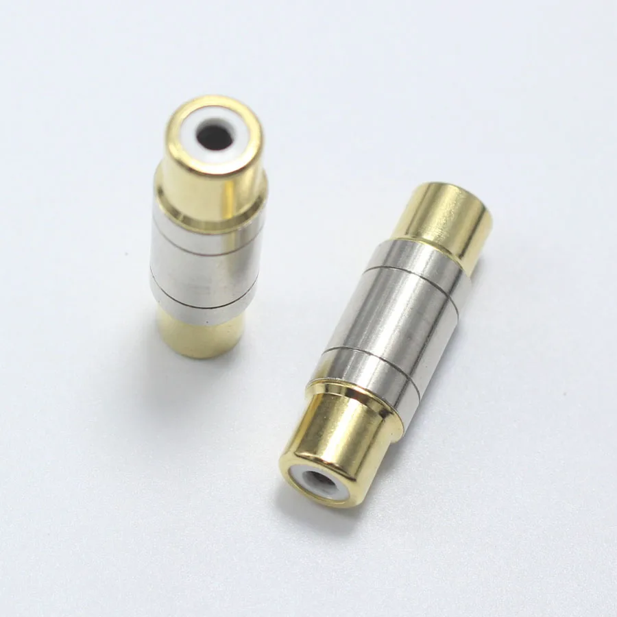 Разъем RCA Мама мама позолоченный 1 шт.|rca audio connector|rca female connectorrca jack connectors |