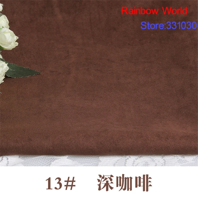 Тонкая замшевая ткань для шитья диванов и подушек цвет темно коричневый 13 #