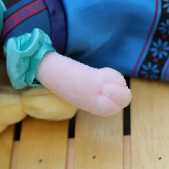 Плюшевая кукла Принцессы Диснея игрушки 30 см Q Version детства замороженная Эльза