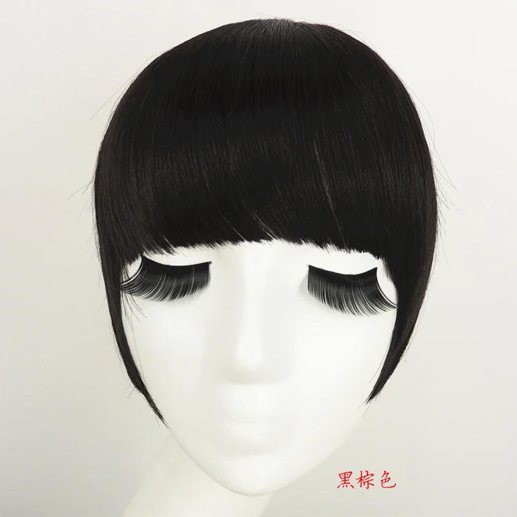 Бесплатная Доставка 30 г Клип В Реальных Волос Remy Челкой Fringe Расширения