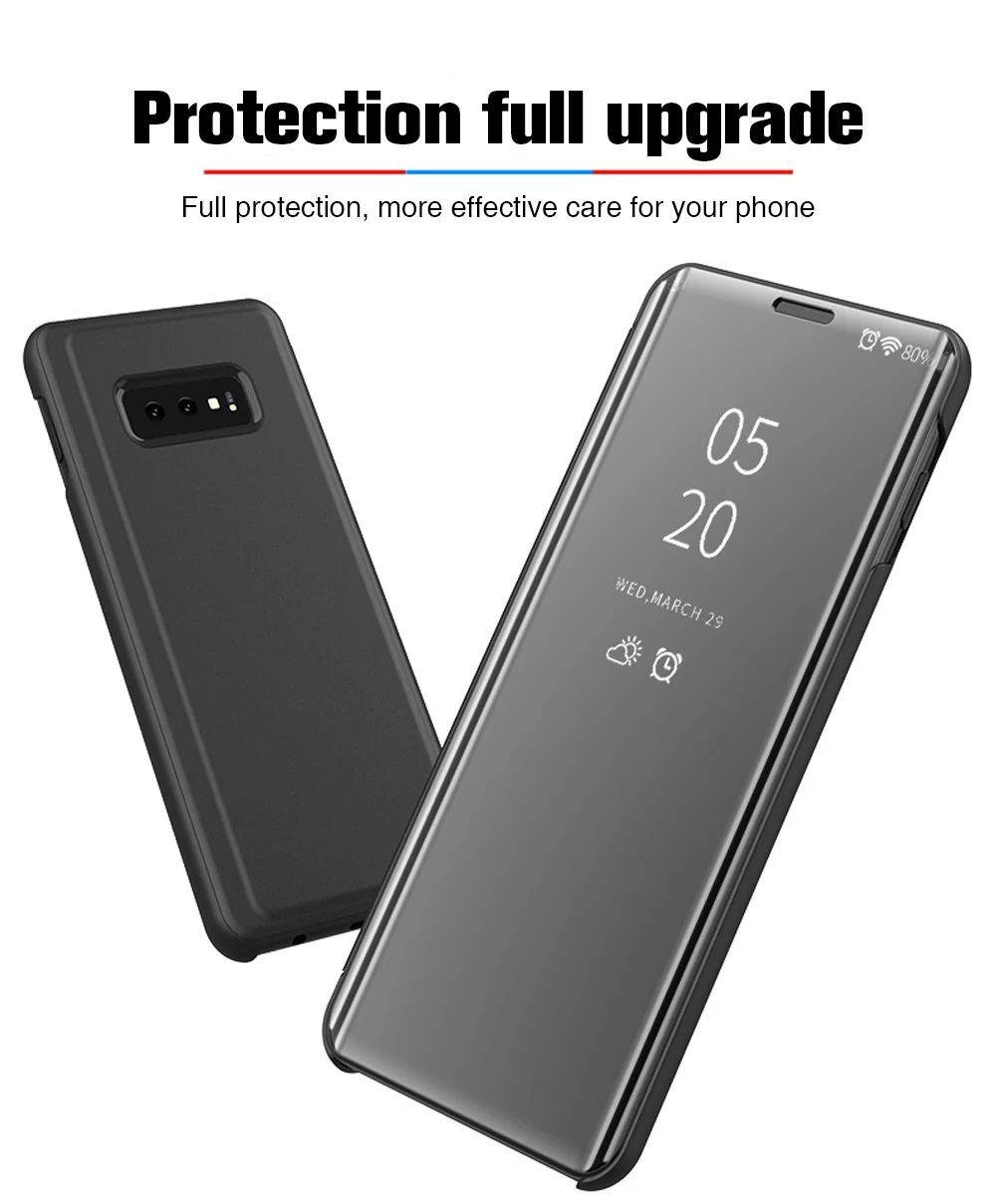 Чехол для Xiaomi mi 9 SE чехол для Red mi Note 7 чехол прозрачный чехол для mi rror Smart Cover Xio mi 8 Lite mi 9 Pro чехол Роскошный