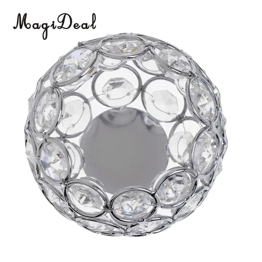 Пара 3 дюймовых хрустальных блестящих подсвечников подсвечники для дома свадьбы