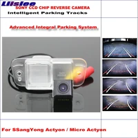 car rear back up camera for ssangyong actyon micro actyon 2006 2010 rearview tv lines dynamic guidance tragectory