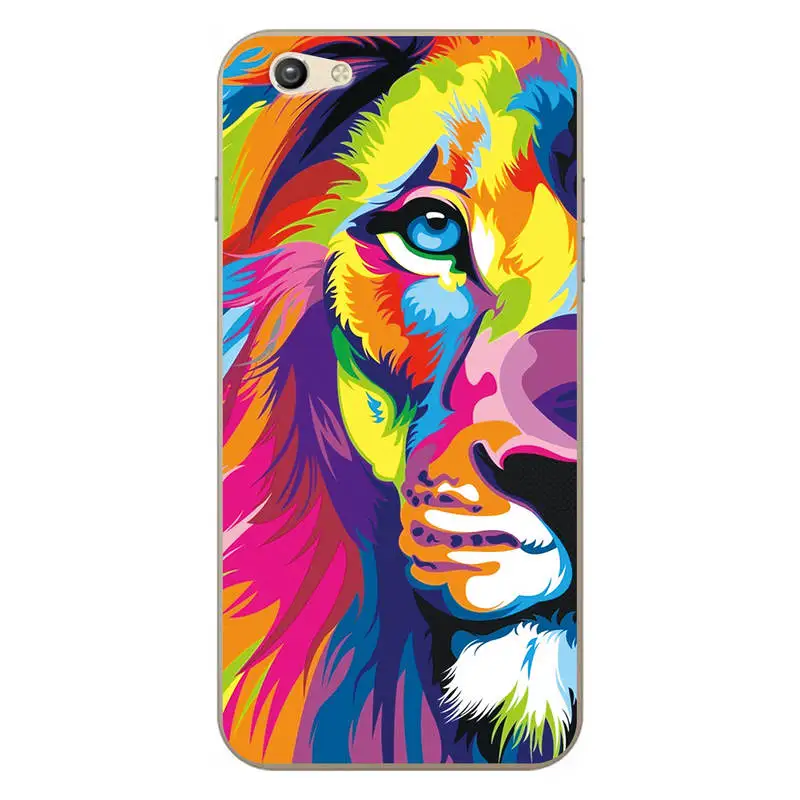 For BQ BQS-5505 Amsterdam Case 5.5&quot Mobile Phone Back Cover Bag Fearsome Animal BQS 5505 BQ5505 BQS5505 |