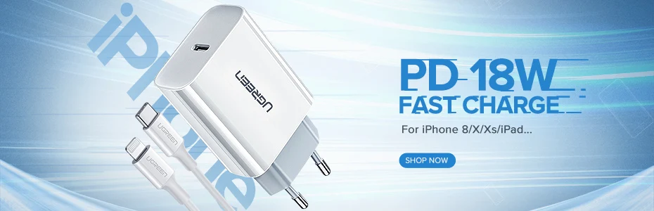 Ugreen USB зарядное устройство PD 45 Вт быстрое зарядное устройство для iPhone X 8 Быстрая зарядка 3,0 для телефона Xiaomi зарядное устройство для MacBook Pro nintendo Switch