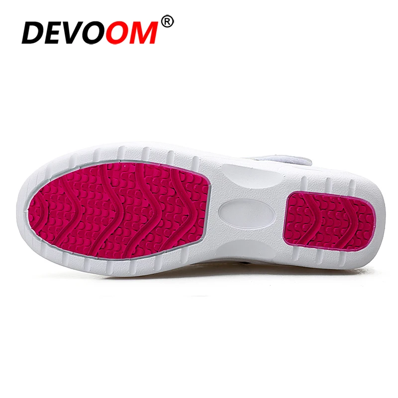 2019 г. Новая прогулочная обувь женская уличная дышащая белая рабочая без шнуровки