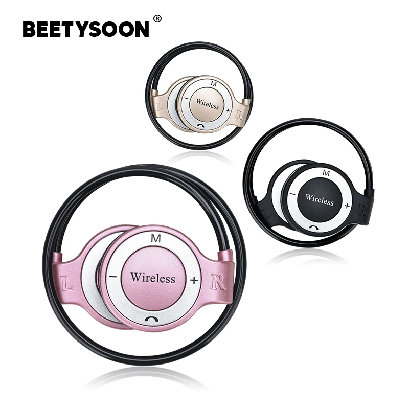 BEETYSOON Беспроводной Bluetooth наушники Металл Магнитная стерео Super Bass Наушники Спорт