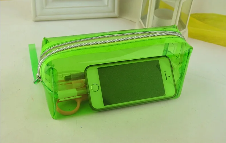 Модный канцелярский пенал для карандашей прозрачные пеналы ручек сумка хранения