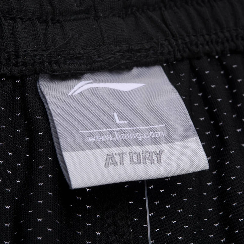 Li-Ning, мужские шорты для бадминтона, шорты для соревнований, для сухого фитнеса, удобные, дышащие, с подкладкой, спортивные шорты AAPM145 MKY320