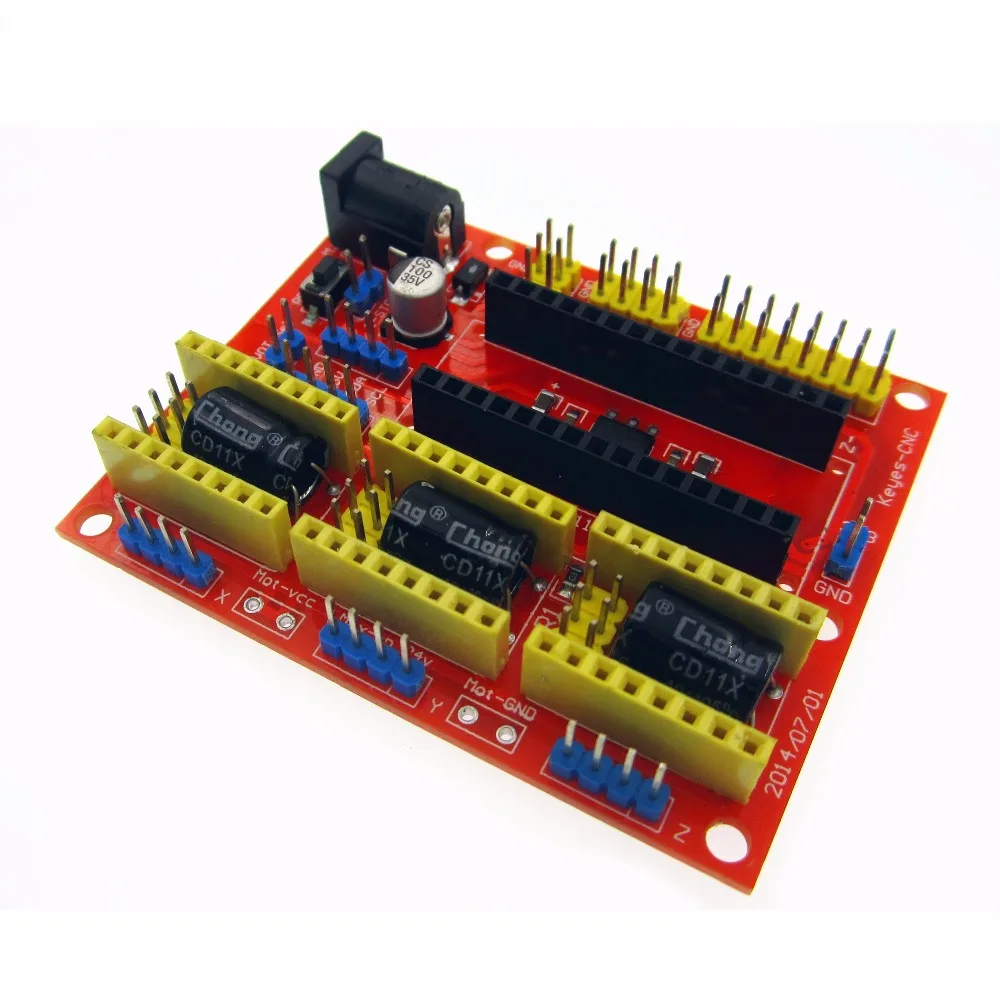 5 шт./лот ЧПУ Щит v4 гравировальный станок совместимый с Nano 3 0/A4988 для 3D принтера|shield