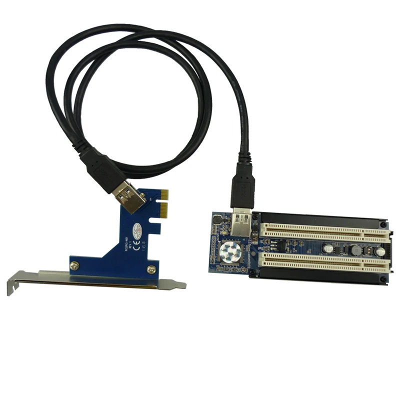 Переходная PCI карта PCIe для с двумя слотами адаптер Express ADP09925|pcie to pci|pci cardto pci |