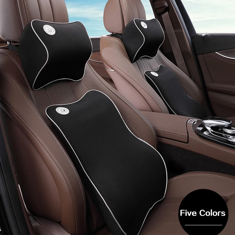 Universal Car Pillow Set Memory Cotton Car Headrest Neck Support Pillow Car Lumbar Back Support Pillow Set 1Set 2Pcs Top Quality
Universal Car Pillow Set Memory Cotton Car Headrest Neck Support Pillow Car Lumbar Back Support Pillow Set 1Set 2Pcs Top Quality