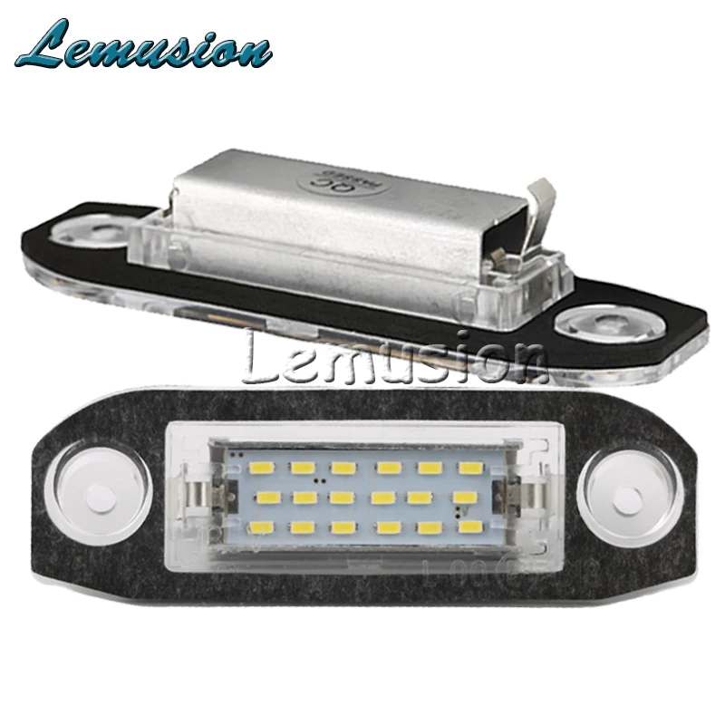 1 пара Автомобильные светодиодные лампы для номерного знака 12 В|license plate light|car