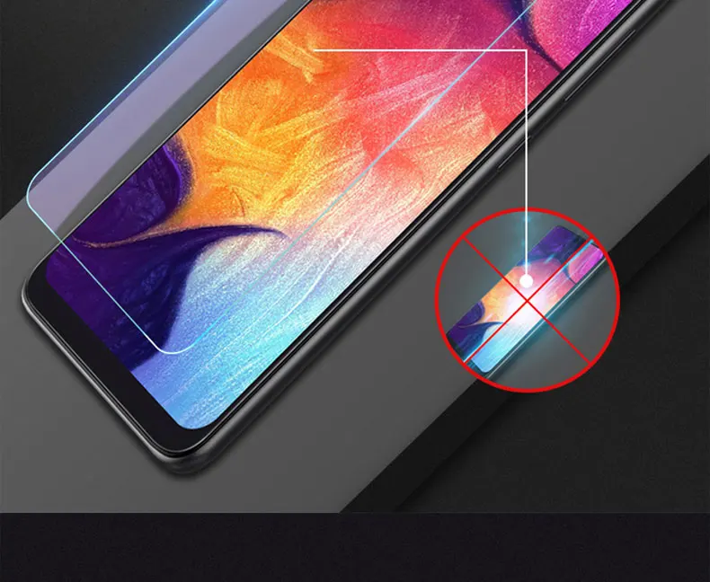 Защитная пленка из закаленного стекла для Samsung Galaxy A10 A20 A30 A50 A70 M10 M20 M30 A6 A8 плюс A7 Защитная пленка для экрана 9H закаленное защитное стекло