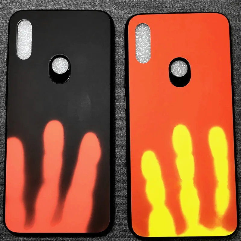 Чехол для Xiaomi Redmi Note 5 ТПУ термоиндукционный меняющий цвет подходит Mi Play 8 Lite 7 K20 6