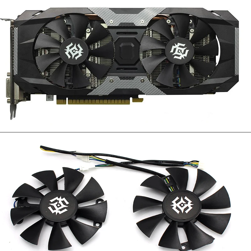 Новый вентилятор охлаждения 85 мм 4Pin для ZOTAC GTX1060 6 ГБ GTX1050 GTX1050Ti GTX 1060 Вентилятор