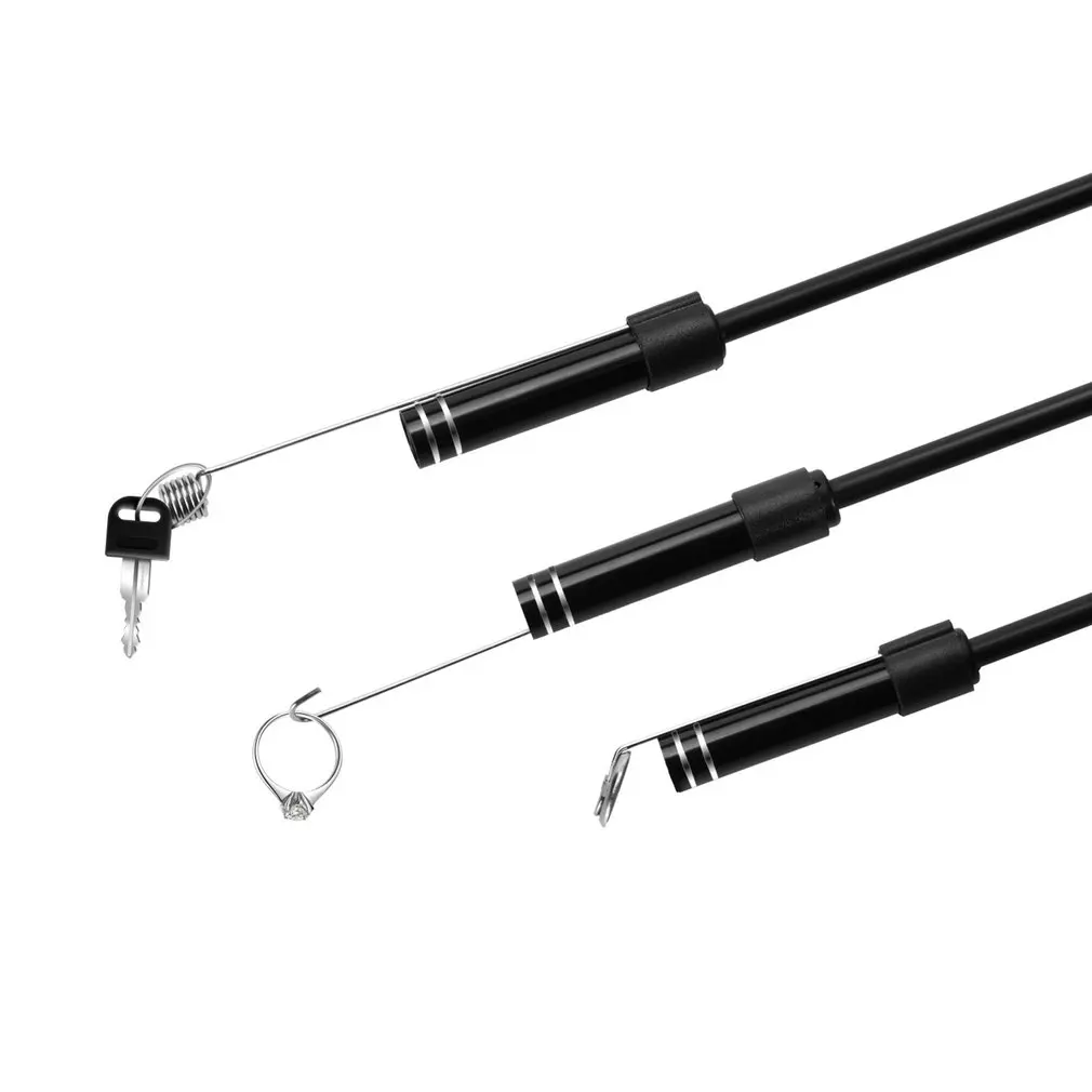 8mm Snake Scope Endoscope Waterproof Inspection HD Camera Boroscope For Andorid Windows Mac OS 3.5m Flexible Cable USB 6 LED | Инструменты