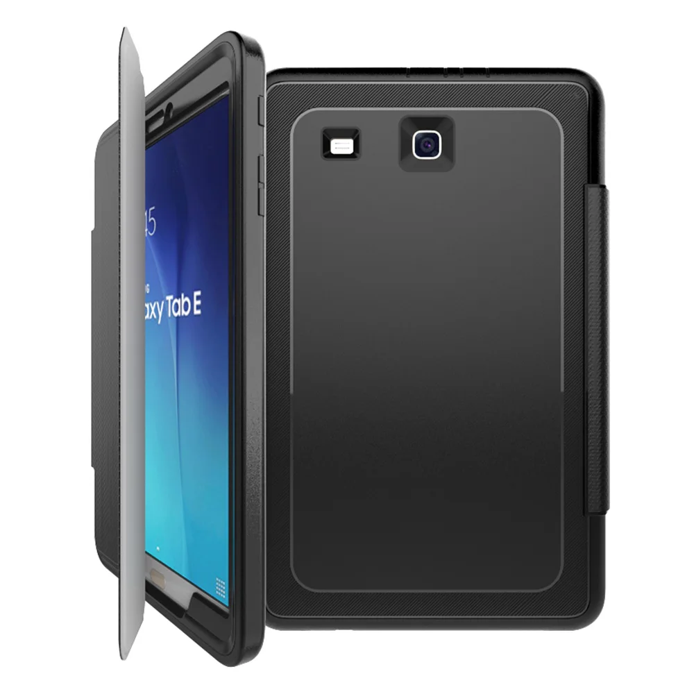 Чехол для Samsung Galaxy Tab E 9 6 дюйма трехслойный умный чехол с 6-дюймовым дисплеем