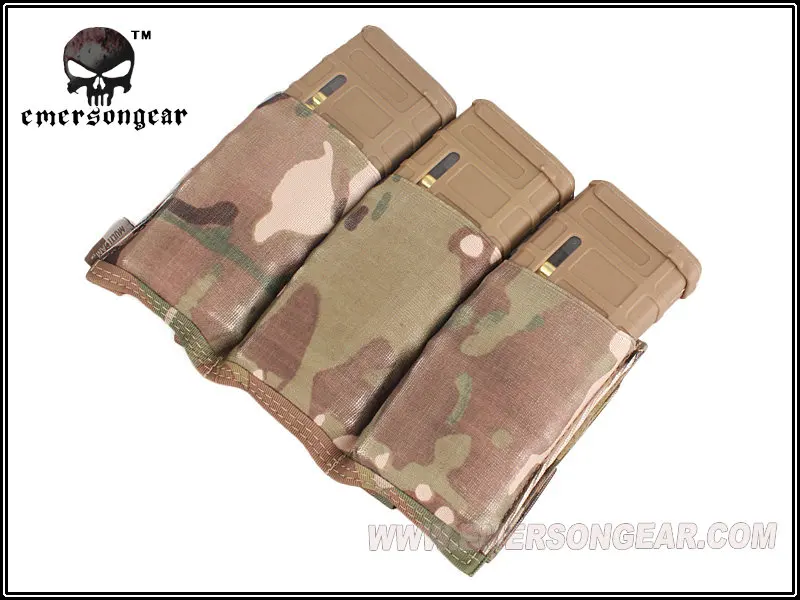Emersongear Triple M4 чехол для журнала Combat Molle Airsoft MAG Чехол Мультикам EM2388C | Спорт и