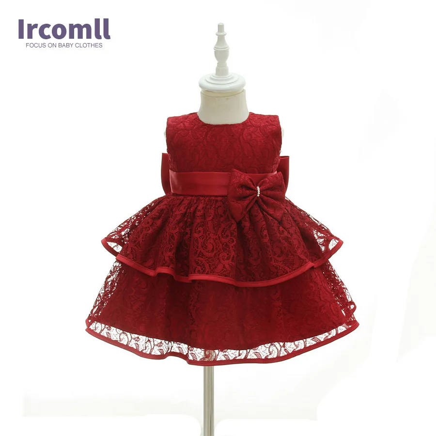 Ircomll Новогоднее платье для маленьких девочек 2018 Летнее бальное с бахромой платья