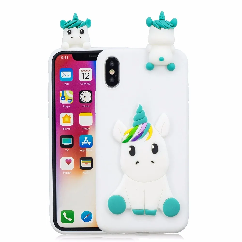 Мягкий силиконовый чехол для iPhone 5 5S SE 6 6s 7 8 Plus X XS XR 11 12 13 Pro Max Mini 3D - купить по