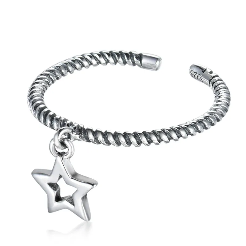 Женские регулируемые кольца GULICX обручальные из стерлингового серебра 925 пробы в