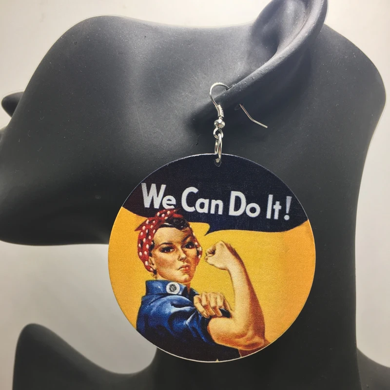 Деревянные серьги с принтом|wooden earrings|earrings earringearrings wood |