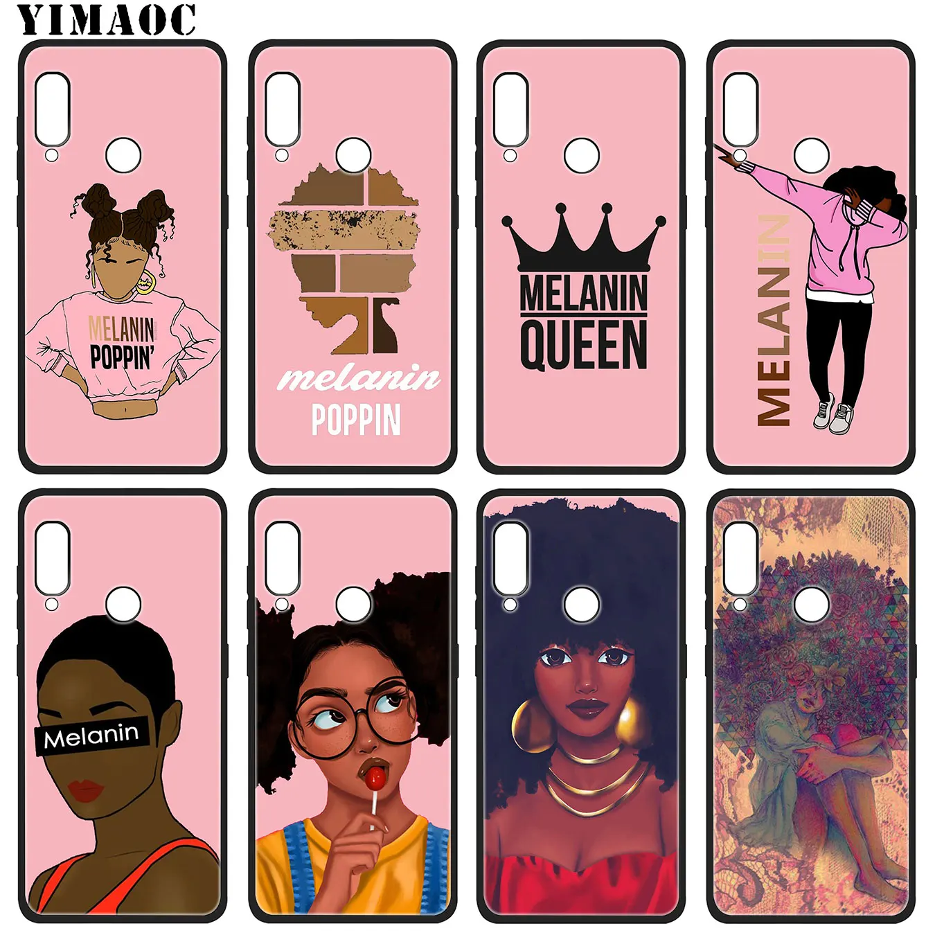 YIMAOC 2bunz Melanin Poppin Aba афро девушки тонкий мягкий чехол для телефона Huawei Mate 30 20 10 Pro Lite