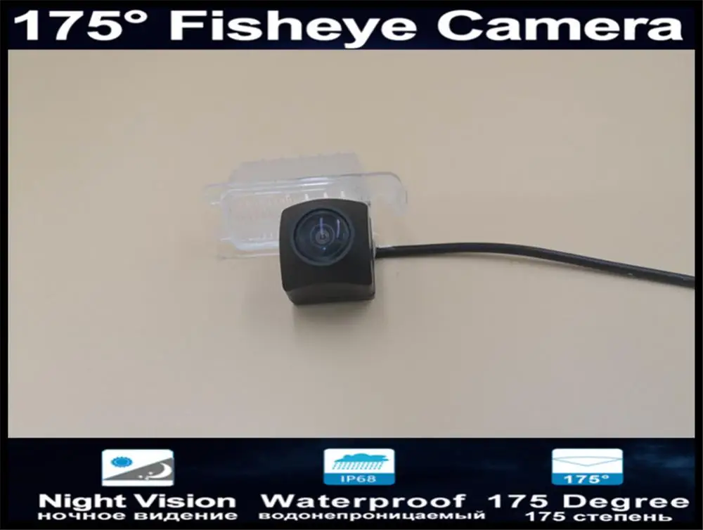 175 Degree 1080P Reverse Camera Parking Car Rear view for Ford Focus 2007 2008 2009 2010 2011 2012 Fiesta -2011 | Автомобили и