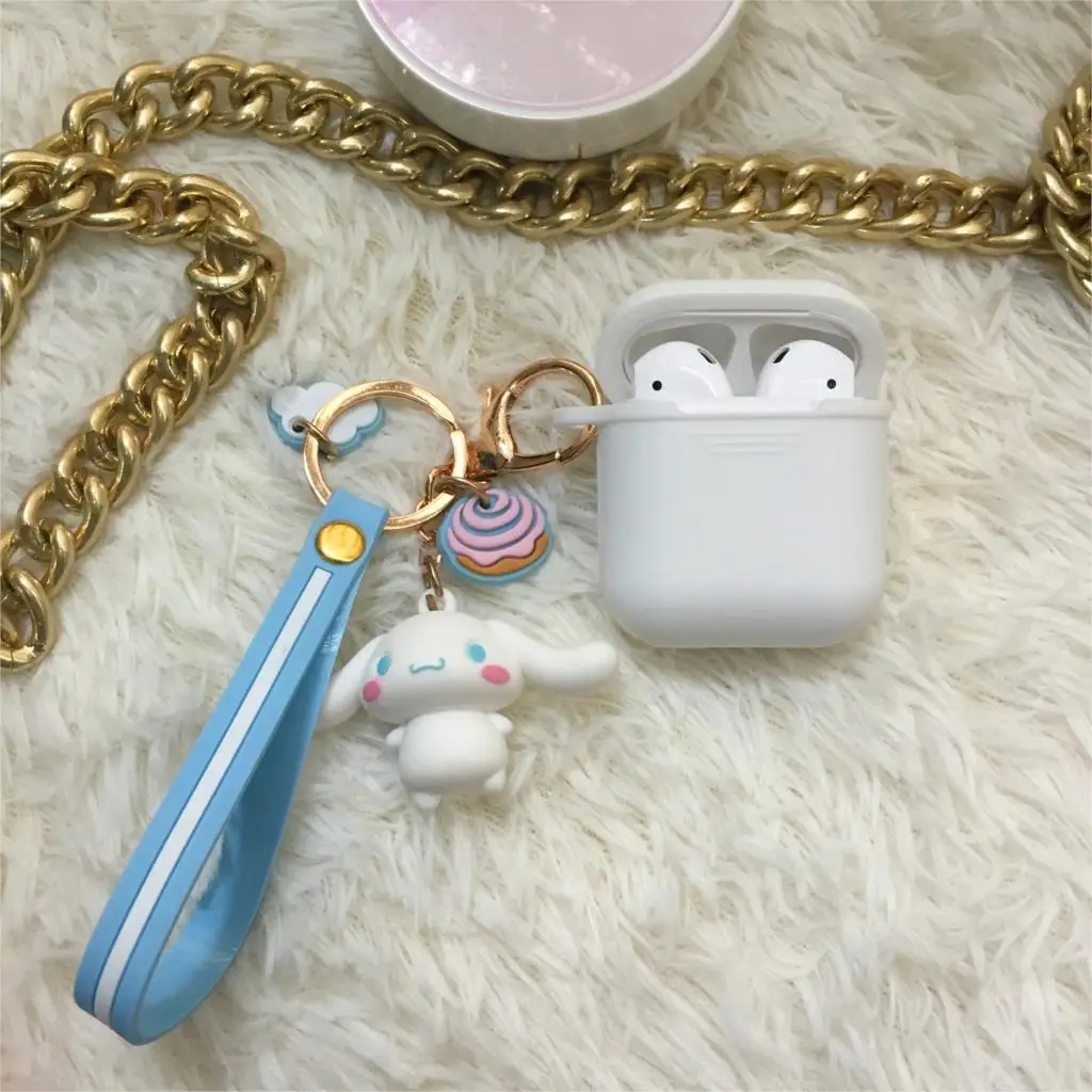 Милый мультяшный чехол для airpods, лягушка, Мелодия для iPhone, наушники, Мягкая силиконовая сумка, универсальный ремешок для телефона, повязка на запястье