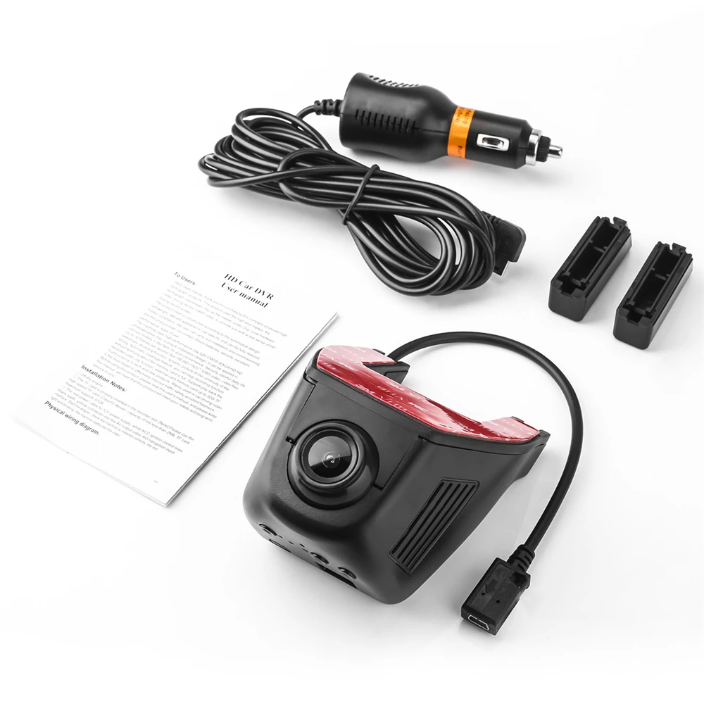 Full HD 1080 P Автомобильный видеорегистратор с Wi Fi 160 дюйма широкоугольная камера для