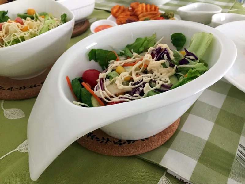 Керамическая чаша с ручкой для супа кухонная посуда выпечки В креативном стиле