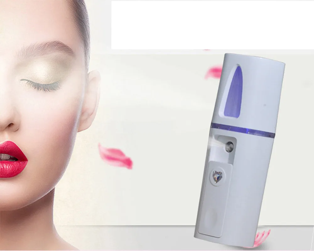 Portable Face Nano Mist Spray Facial Handy Atomization Mister USB microdermabrasion machine derma stamp D300622