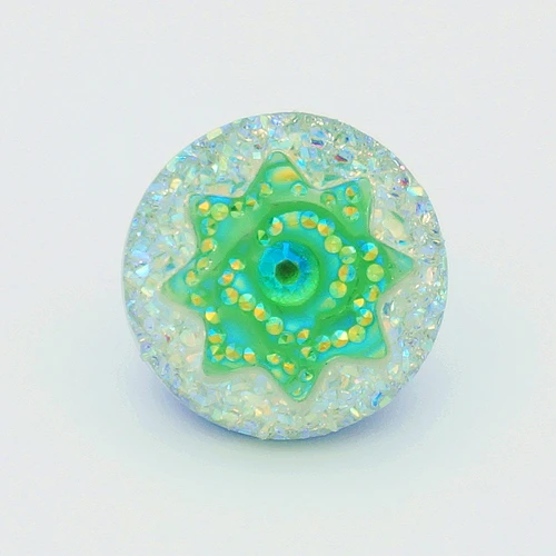 Горячая распродажа 10 шт смешанные Камея Цветы мульти Цвет 18 мм кнопки fit DIY