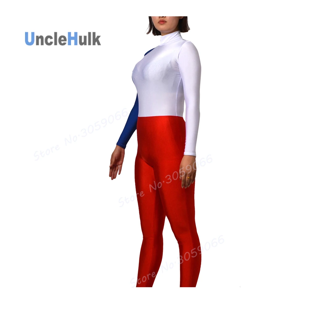 Полный комбинезон Zentai с национальным флагом Чили спандекс | UncleHulk Тематическая
