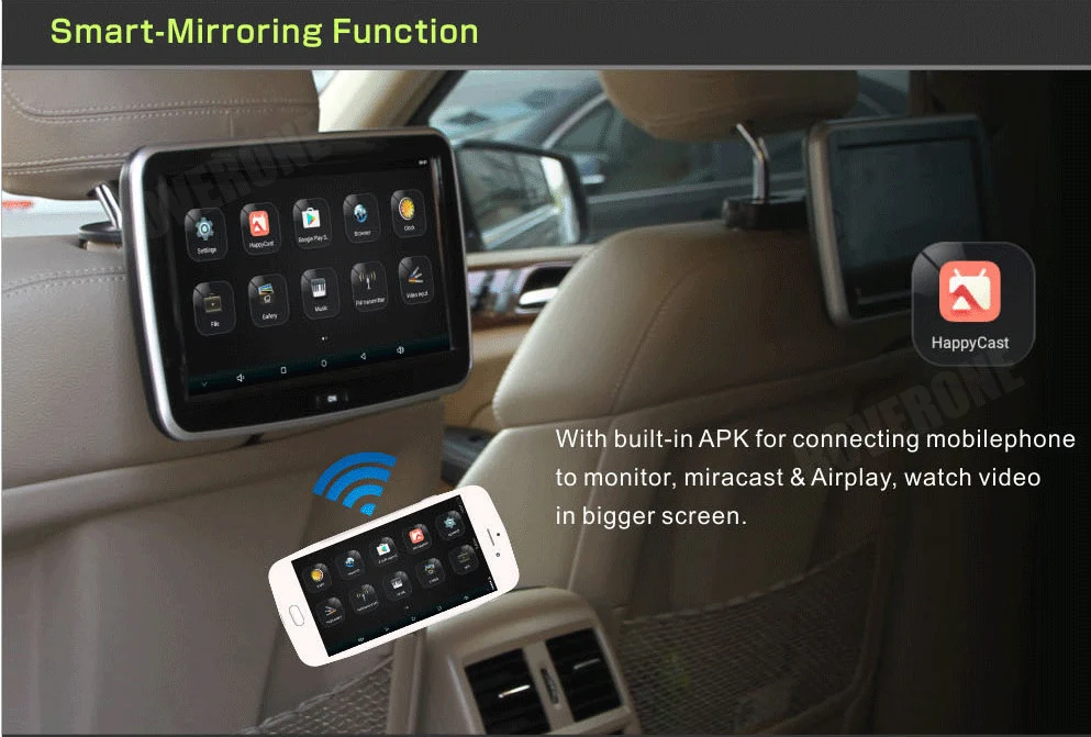 RoverOne 2 шт. X 10 1 ''Android четырехъядерный сенсорный экран автомобильный