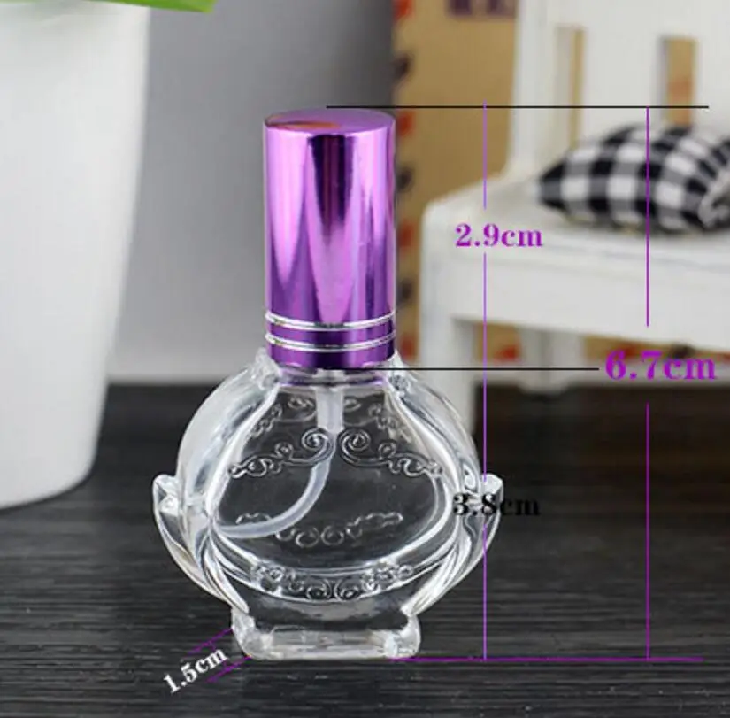 200pcs/lot 10ml transparent perfume bottle glass oil bottles bottled spray Wholesale | Красота и здоровье