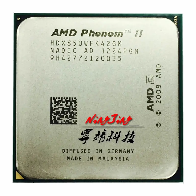 Процессор AMD Phenom II X4 850 3 ГГц двухъядерный процессор разъем AM3 HDX850WFK42GM|socket am3|phenom ii x4
