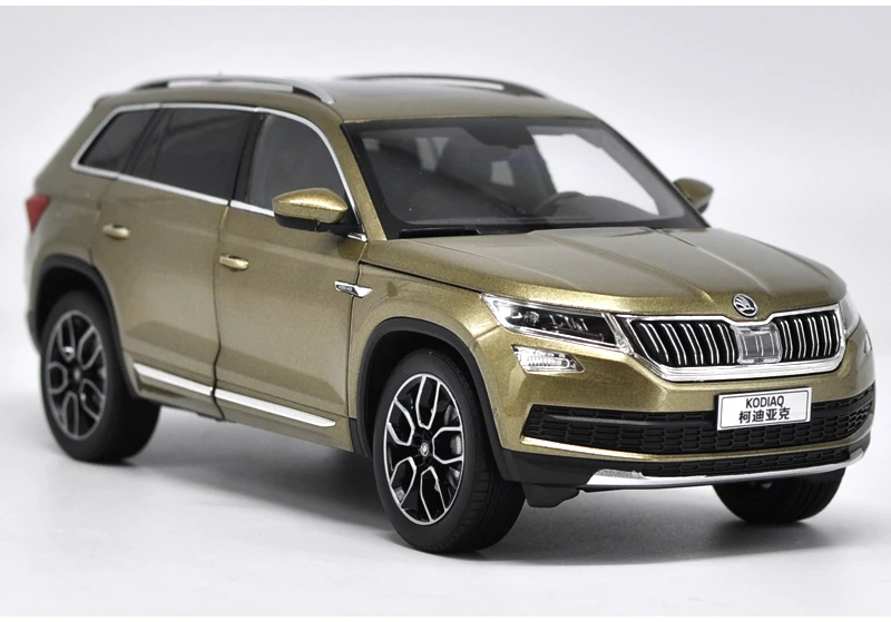 1/18 Skoda KODIAQ SUV литая под давлением металлическая модель автомобиля игрушка для детей подарки на день рождения Коллекция игрушек оригинальная коробка