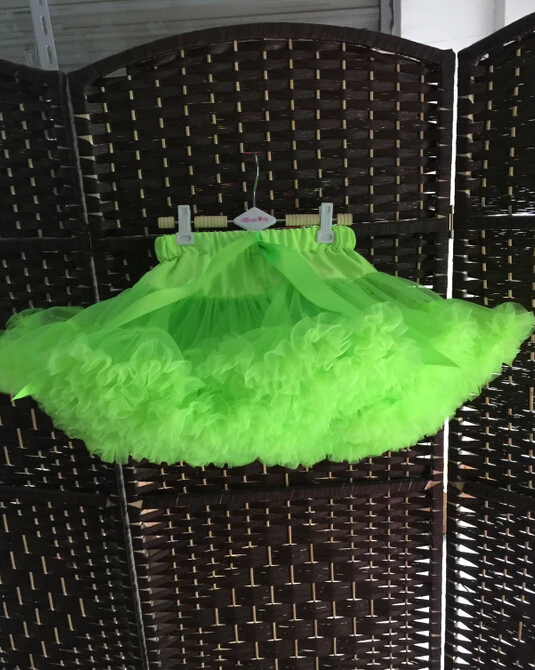 Casual Cute green Ball Gown Hoset Baby Girls Pettiskirt Tutu Ruffle Fluffy Chiffon Soft Princess | Детская одежда и обувь