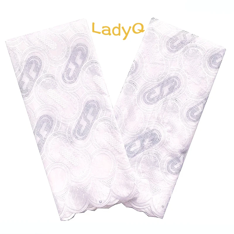 LadyQ персиковая швейцарская хлопковая вуаль кружева для свадьбы Золотая в