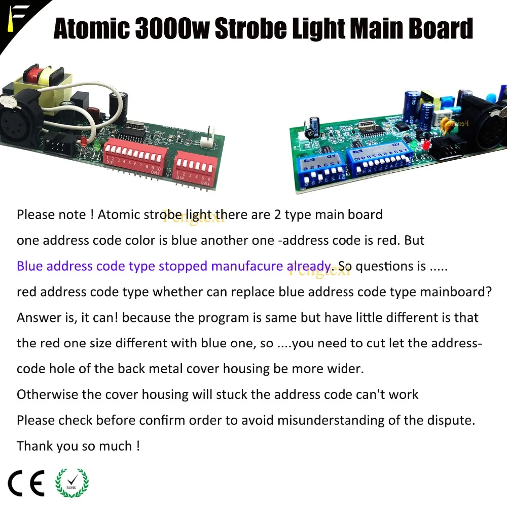 Детали для стробоскопа Atomic 3000 основная плата Atomic3000 запасная стробоскопического
